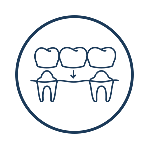 dental bridge icon