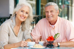 dental patients smiling with their new dental implants